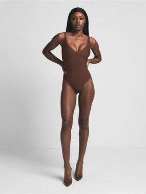 Skims Foundations Brief Bodysuit- Cocoa